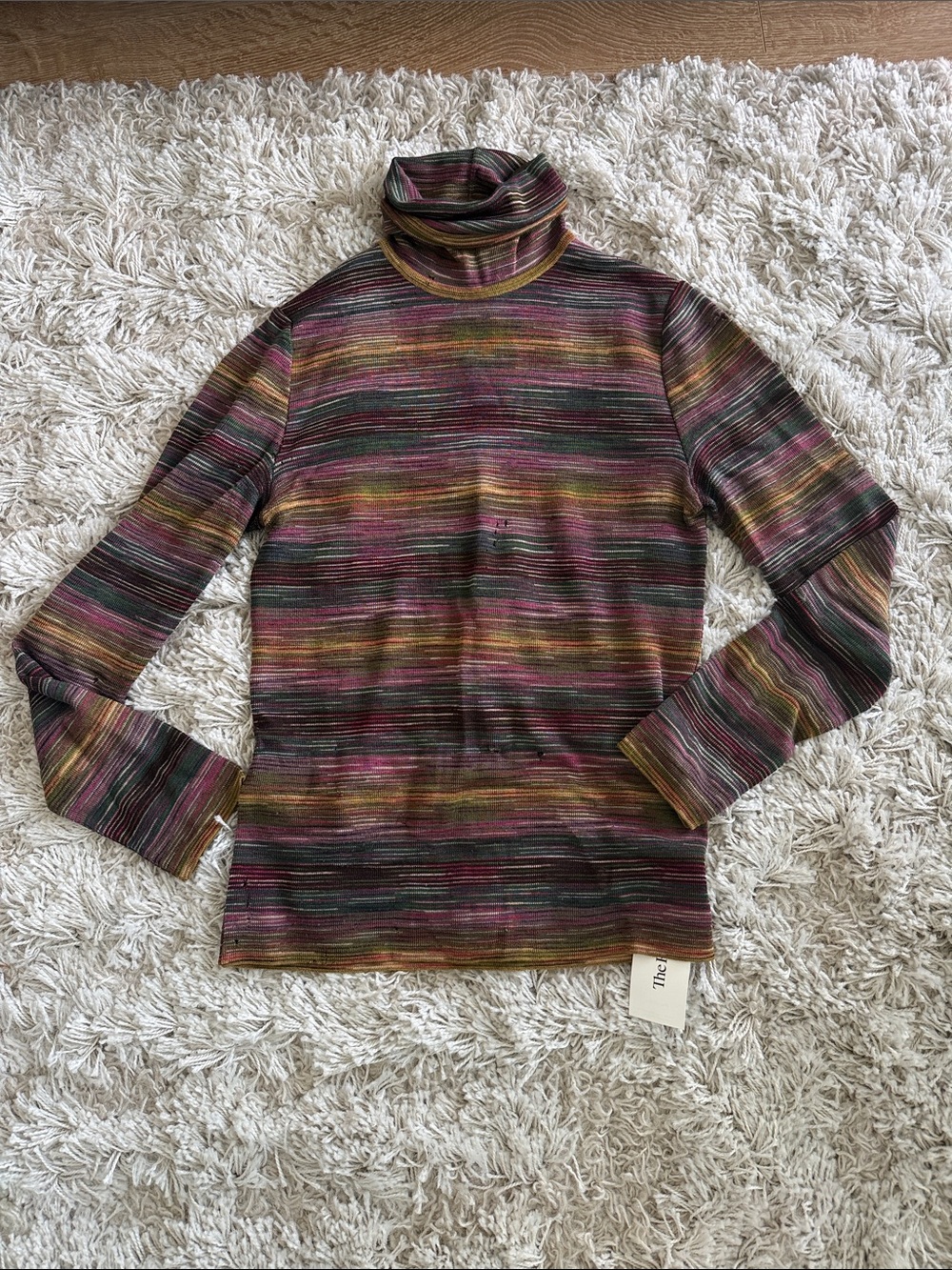 Missoni Multicolor Striped Knit Turtleneck